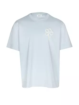 NN.07 | T-shirt PEDRO EMB | hellblau